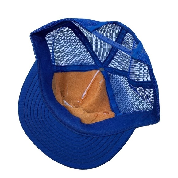 Vintage United Steel Workers of America SnapBack Mesh Trucker Hat 80s - Picture 5 of 9